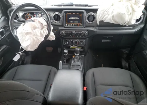 2022 Jeep Wrangler Unlimited Sahara z USA, uszkodzony, nr VIN 1C4HJXEG6NW209164